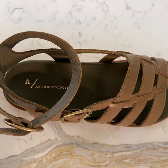 Anthropologie Gladiators Double Buckle Sandals - Picture 7 of 7